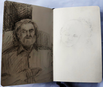 Dale Resting - Sketchbook - A6