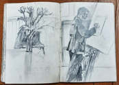 Edinburgh - Lee Drawing - Sketchbook A5