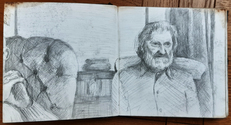 Egloskerry - Dale And His Father - Sketchbook Small Square