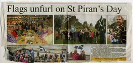 Commemoration - St Pirans Day