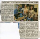 Community Issues - Volunteers/Foodbank