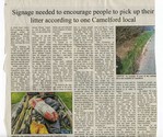 Community Issues - Litter/Pollution/Cleaning